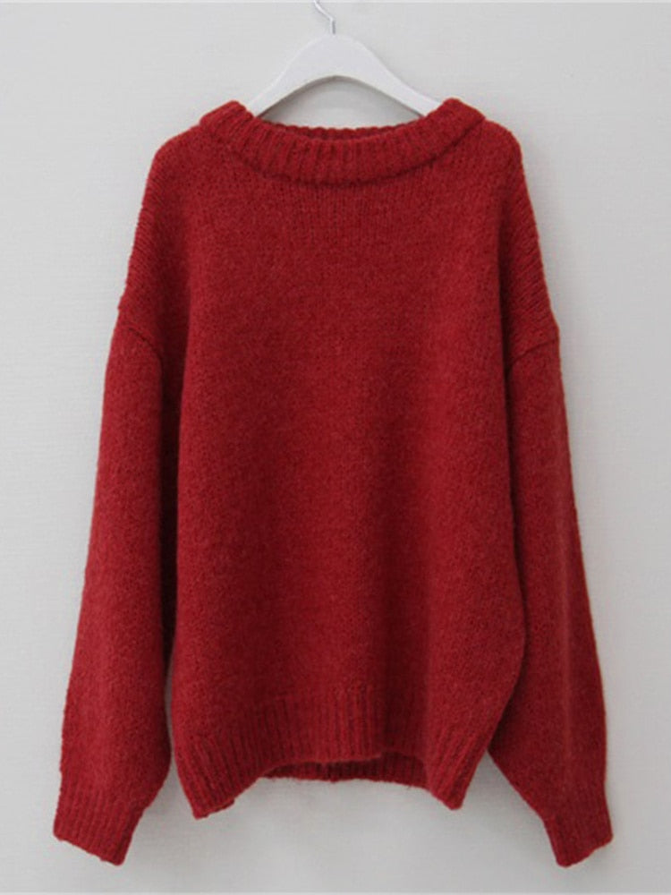 Women's Thick Wool Oversized Sweater