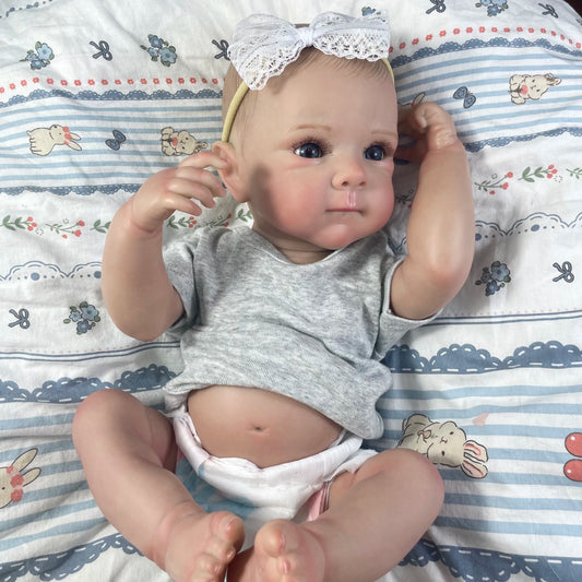 Full Body Vinyl Girl Reborn Baby Doll