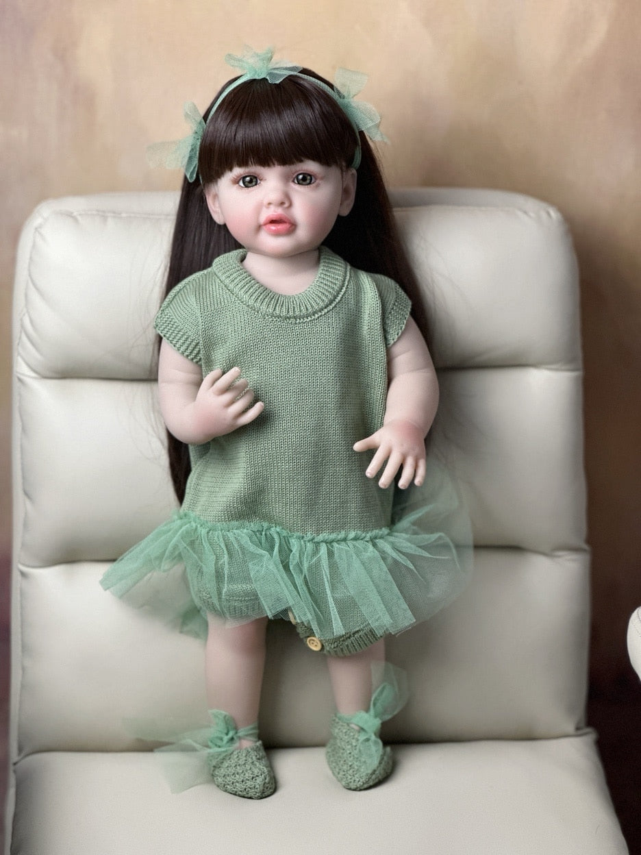 Reborn Baby Doll Full Body Soft Silicone