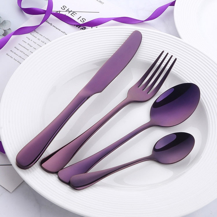 Elegant Cutlery Set 4pcs