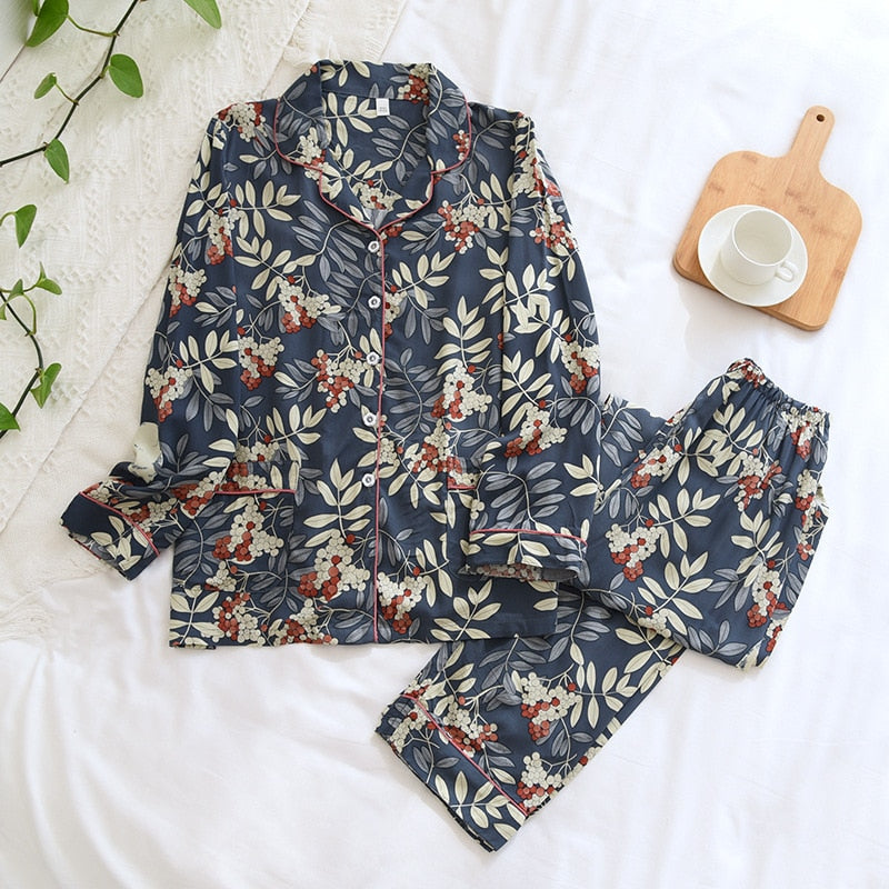 Spring & Summer Floral Pyjama Suit for Women