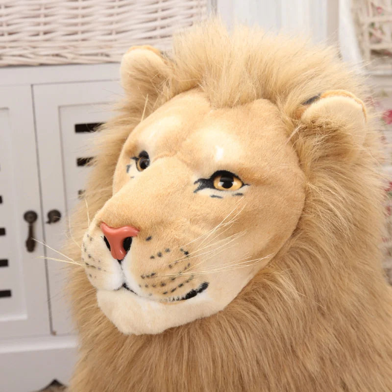 Giant Lion Lifelike Stuffed Plush Toy