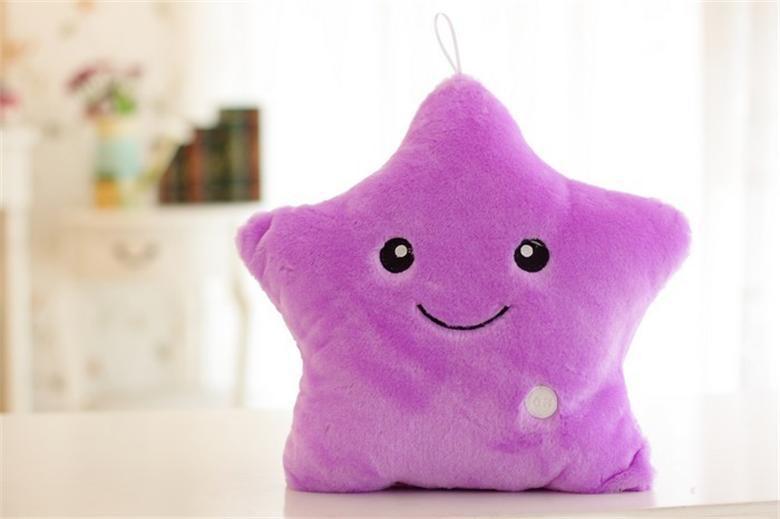 Soft Plush Luminous Star Cushion