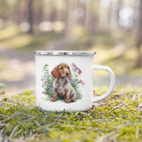 Camping Enamel Mug Dog Lover's Collection