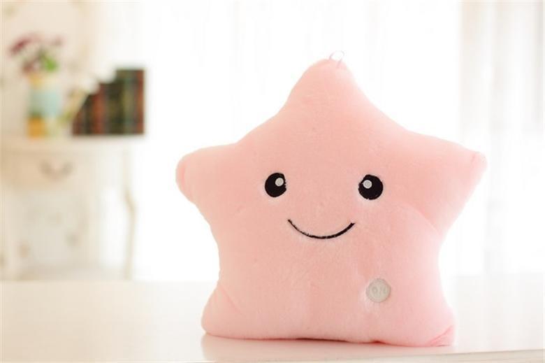 Soft Plush Luminous Star Cushion