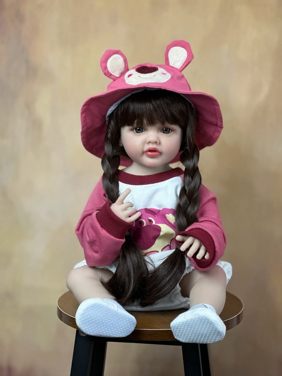 Realistic Full Silicone Reborn Toy Doll