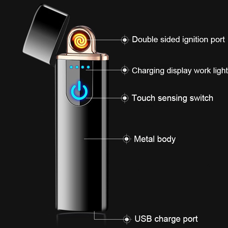 Windproof Electric Lighter - Eco-Friendly Ignition