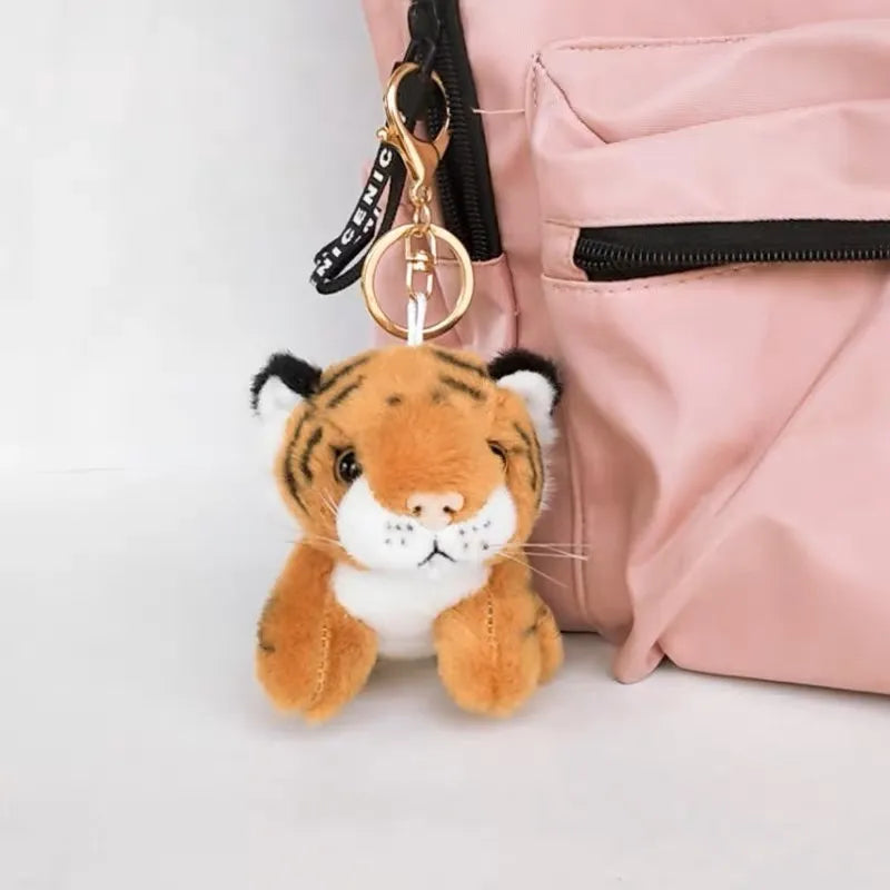 Mini Stuffed Plush Tiger Pendant Toy 11cm