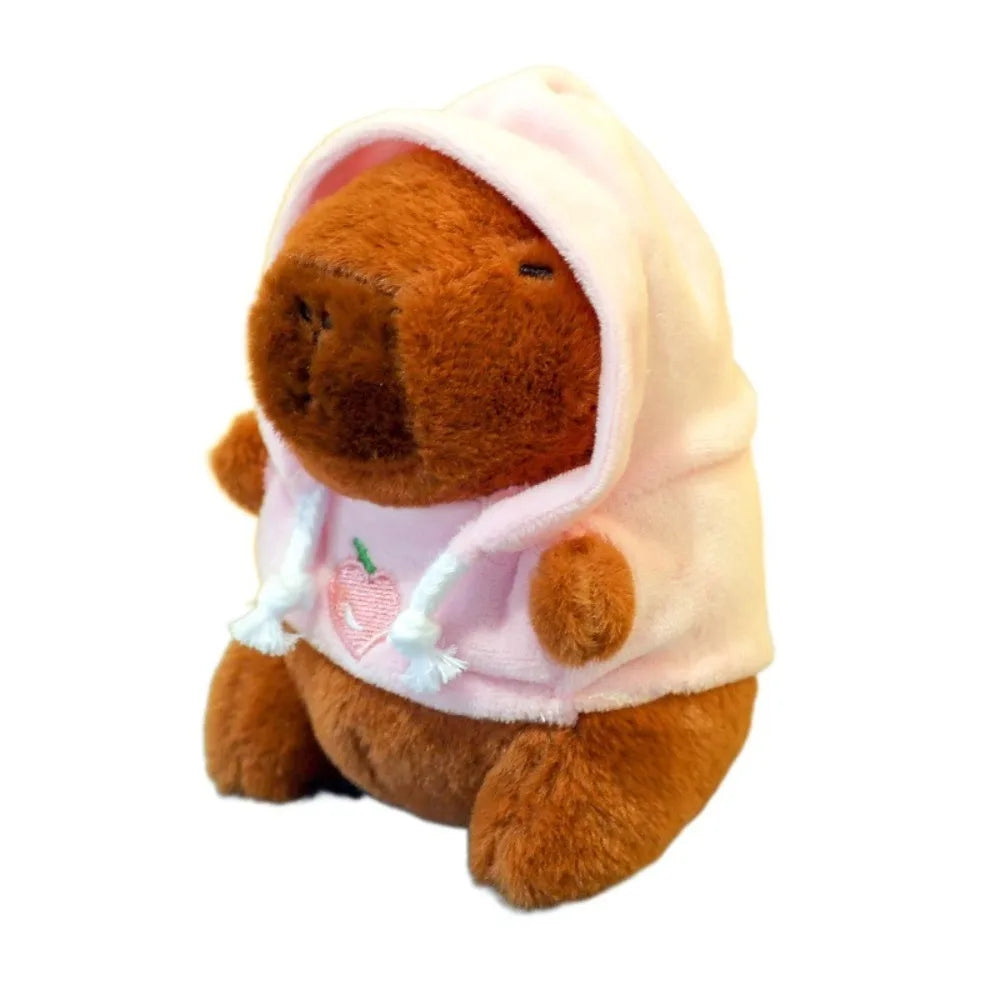 Capybara Plush Toy with Hoodie