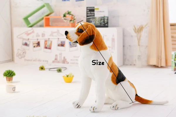 Realistic best sale stuffed beagle