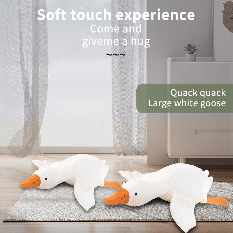 Big White Goose Duck Pillow 50cm