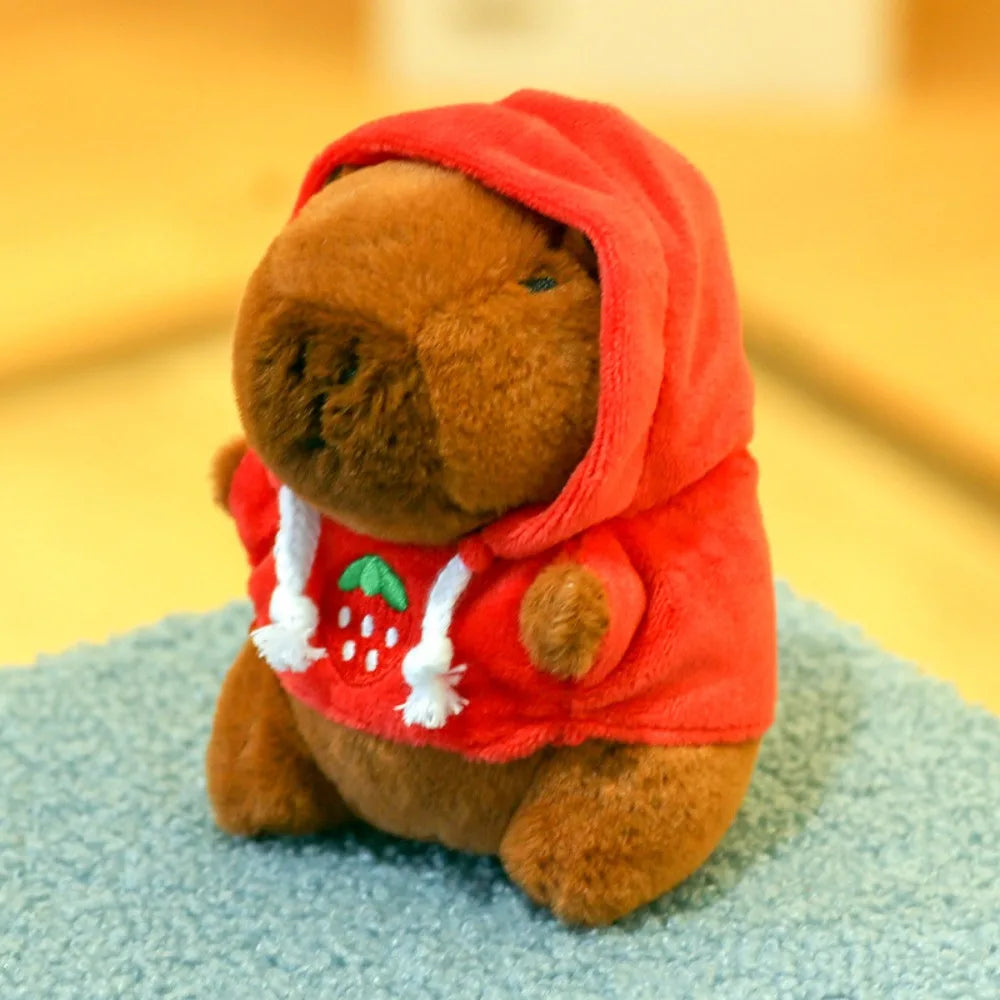 Capybara Plush Toy with Hoodie