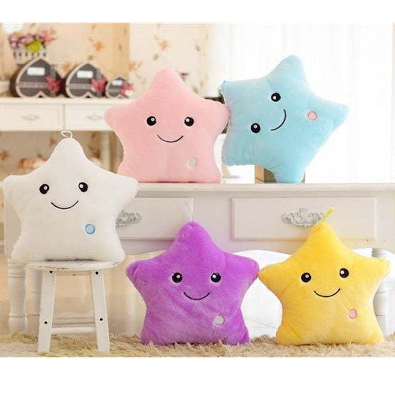 Soft Plush Luminous Star Cushion