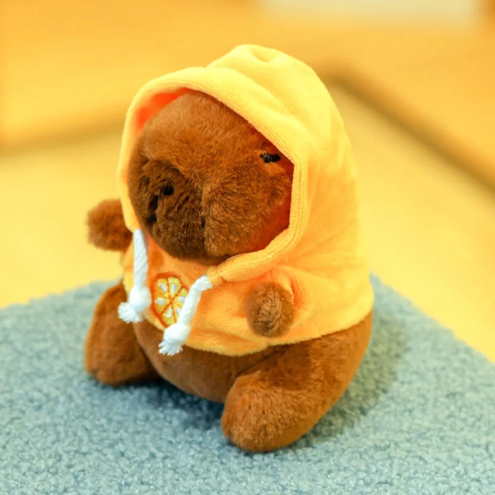 Capybara Plush Toy with Hoodie