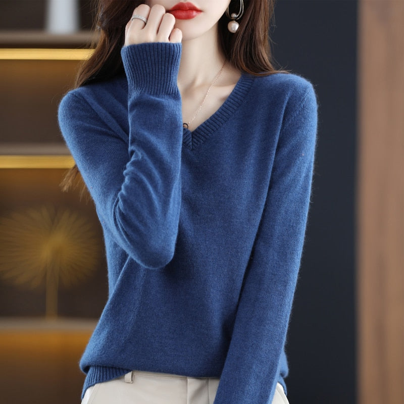 Women's Merino Extra Fine Wool Sweater