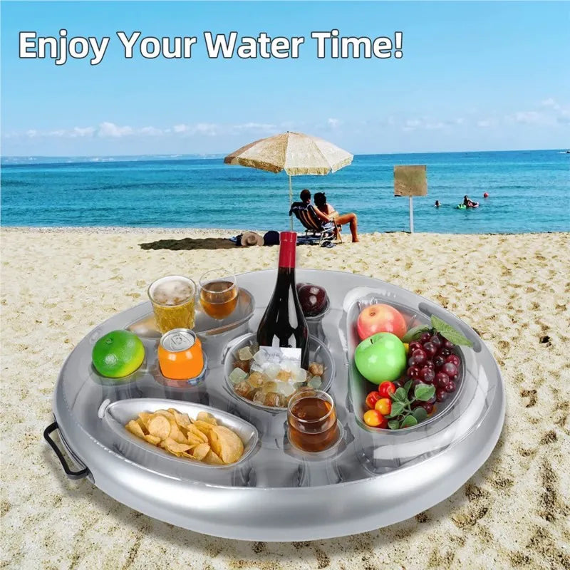 Summer Party Bucket Cup Holder Inflatable Pool Float