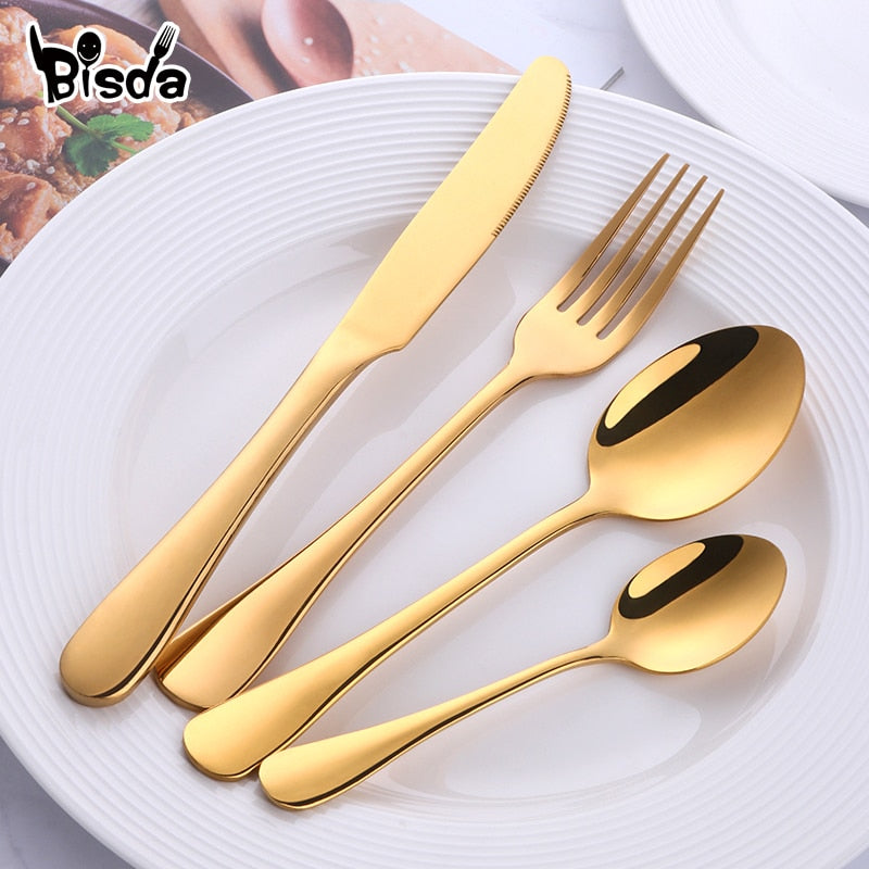 Elegant Cutlery Set 4pcs