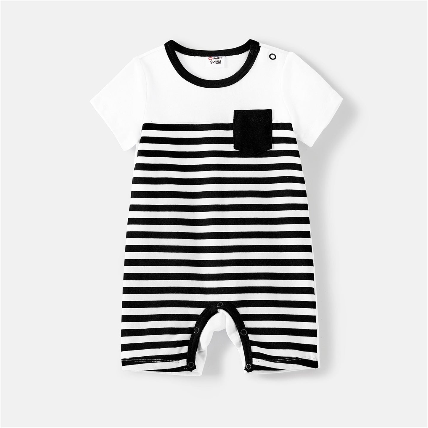 Matching Family Outfit - Striped Black & White Rio de Janeiro Set