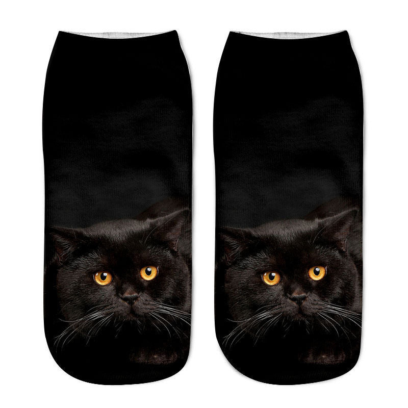 Cotton Ankle Cute Cat Socks