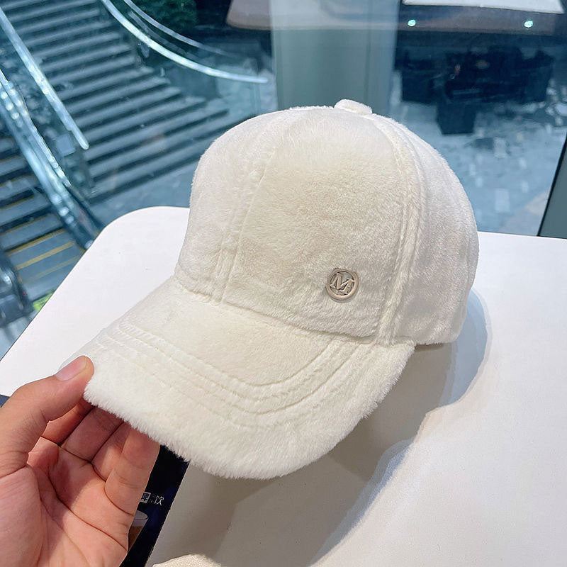 Versatile Baseball Cap Plush Hat