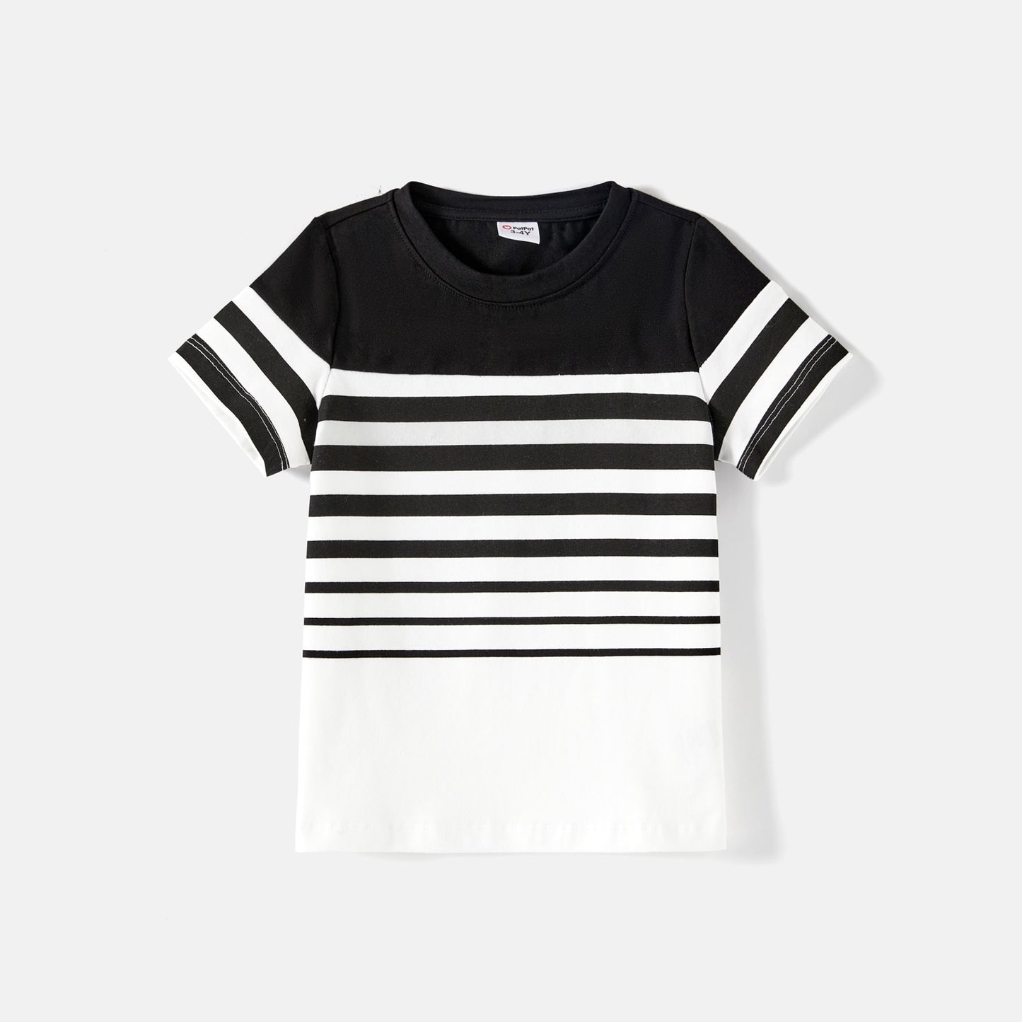 Matching Family Cotton Black Striped Outfits