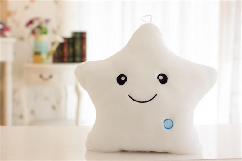 Soft Plush Luminous Star Cushion