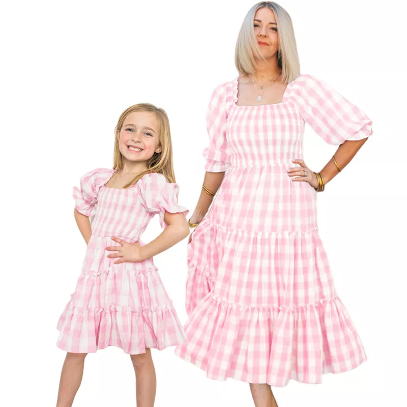 Mum & Daughter Dresses - Summer Matching Family Outfit