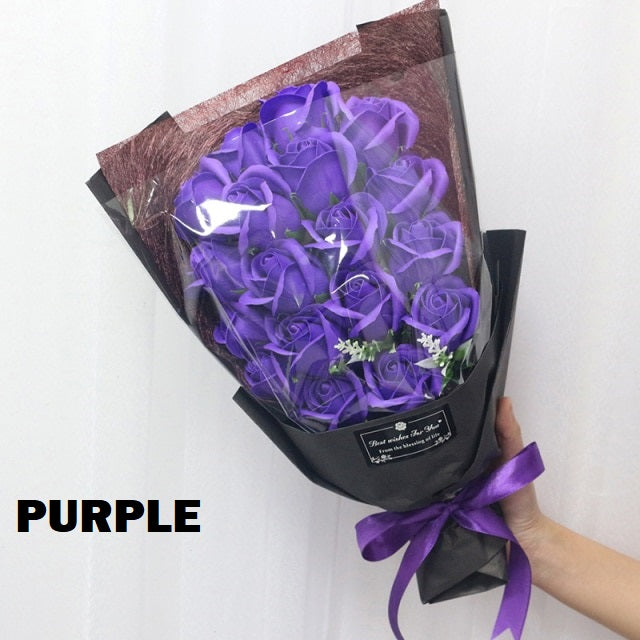 Handmade Soap Roses Bouquet (Delivery)