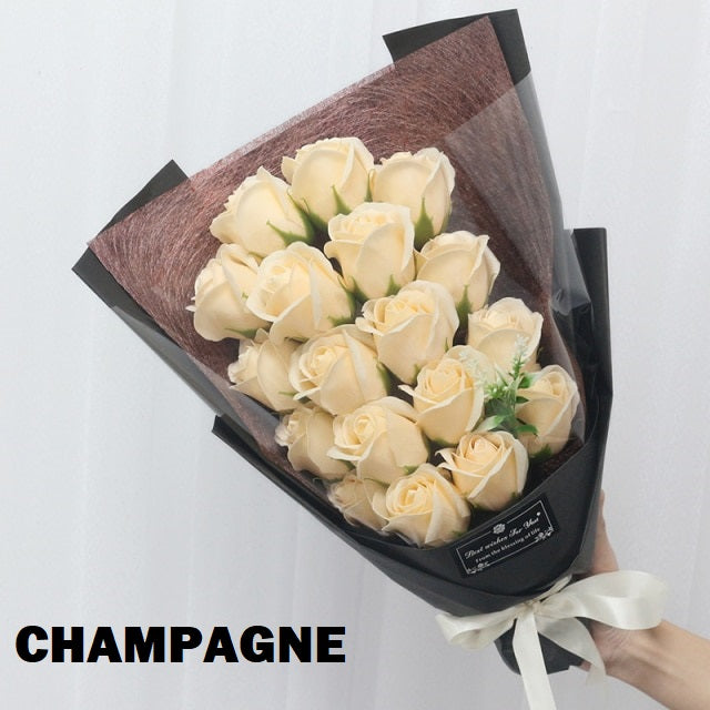 Handmade Soap Roses Bouquet (Delivery)