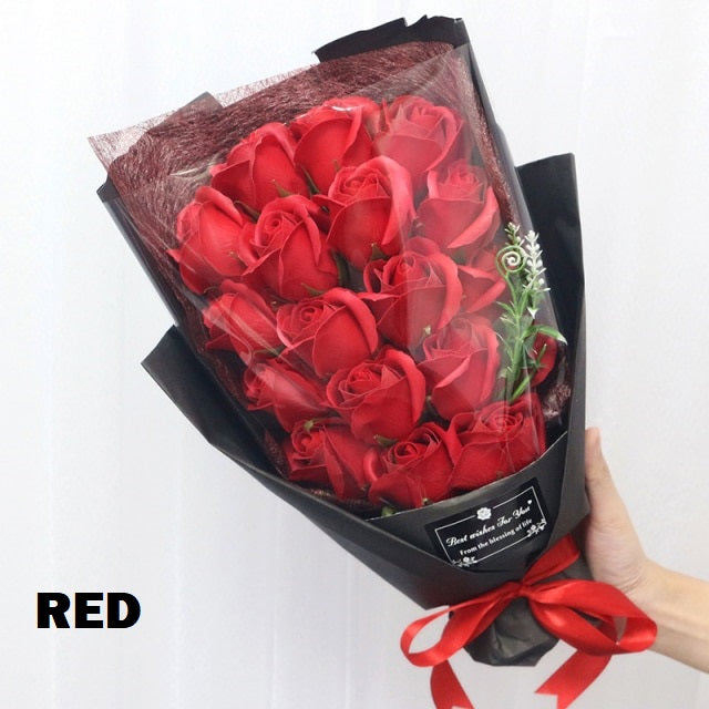 Handmade Soap Roses Bouquet (Delivery)