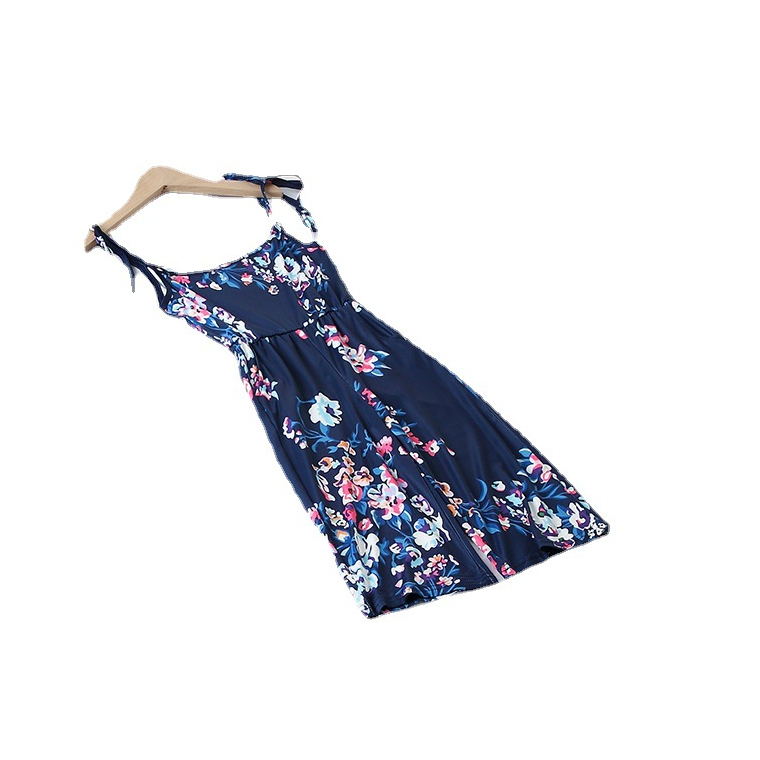 Matching Family Outfit -  Navy Blue Floral Jumpsuit