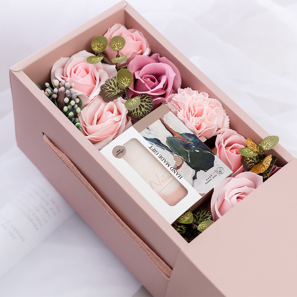 Handmade Soap Roses Gift Box (Delivery)