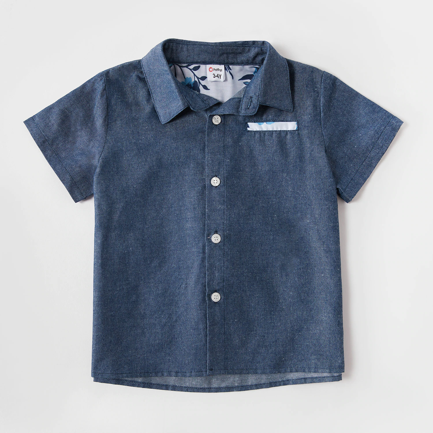 Matching Family Outfit - Floral Dark Denim Outfit for Mummy, Daddy and Baby