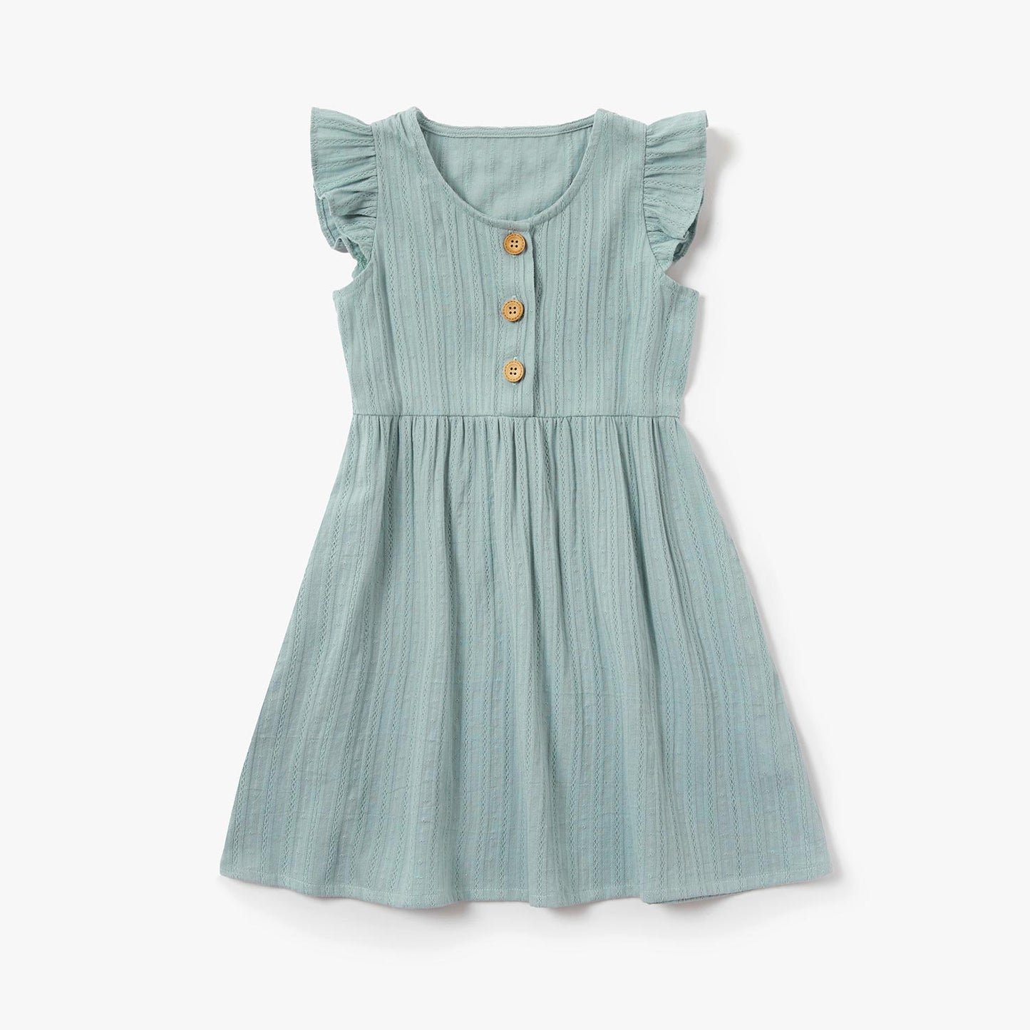 Summer Cotton Ruffle Matching Family Dresses