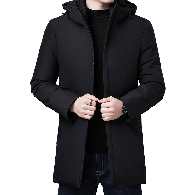 Men's Warm Parka Hooded Jacket