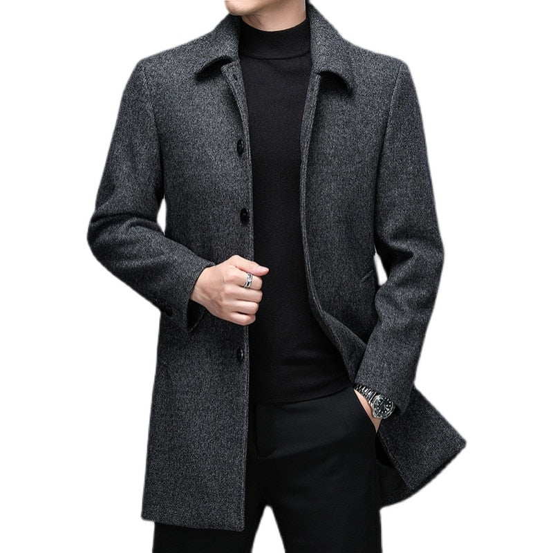 Men's Winter Long Jacket