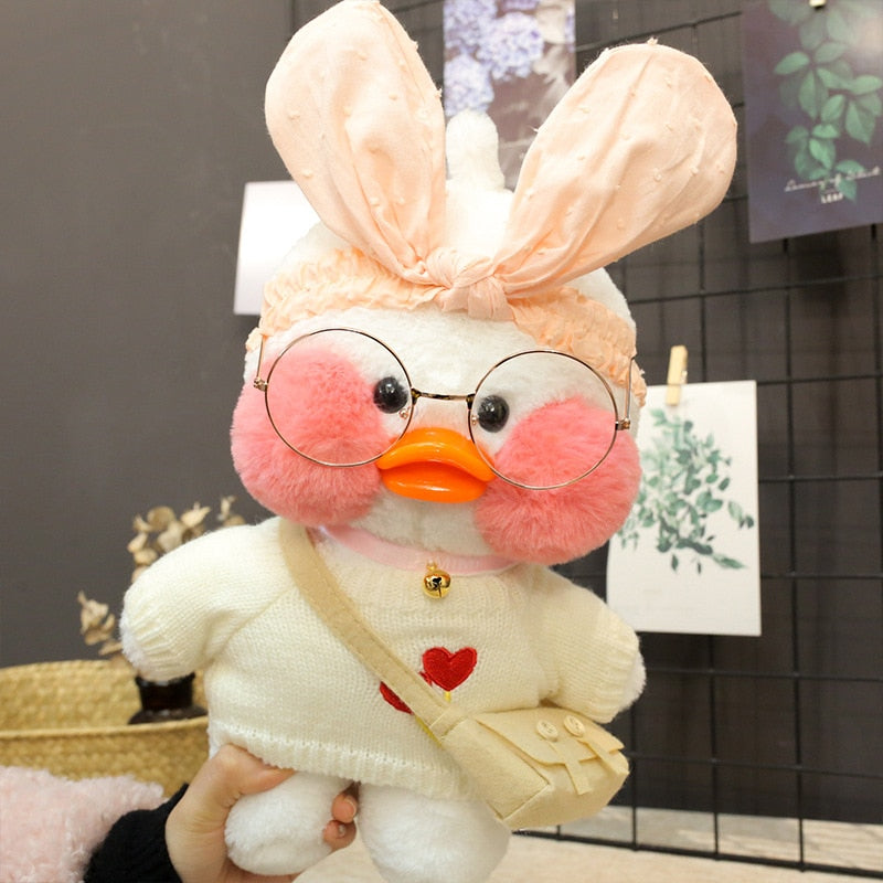 Lalafanfan Cafe Duck Plush Stuffed Toy