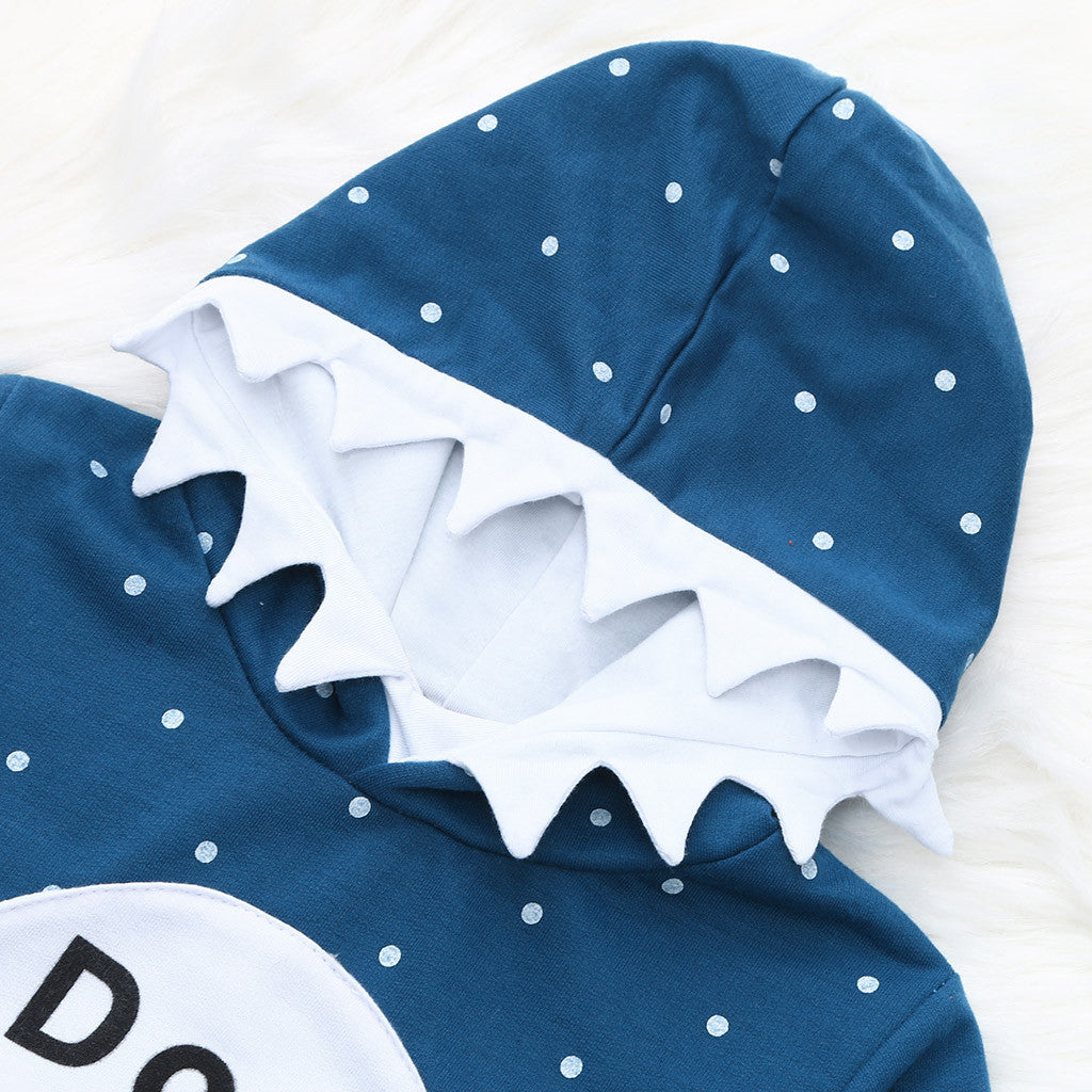 Toddler & Baby Outfit with Hoodie - Baby Shark