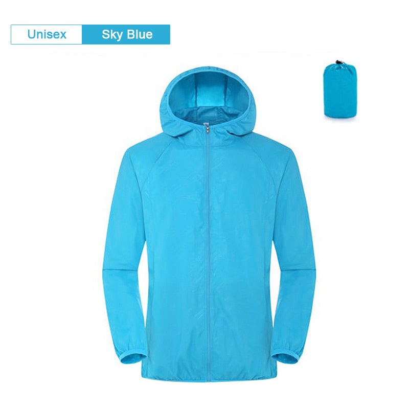 Windbreaker Sports Hoodie Jacket for Men and Women