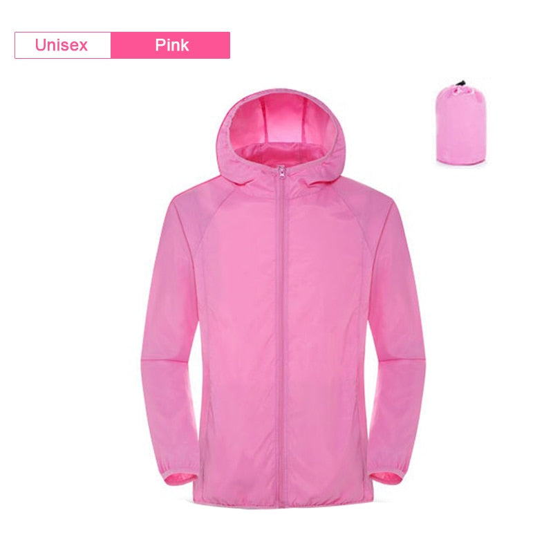 Windbreaker Sports Hoodie Jacket for Men and Women