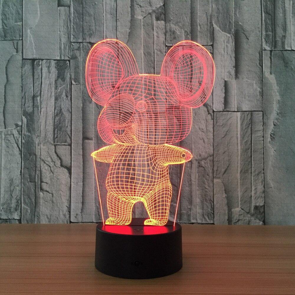 Koala 3D Night Lamp (7 Colours Mode) - Australia Gifts