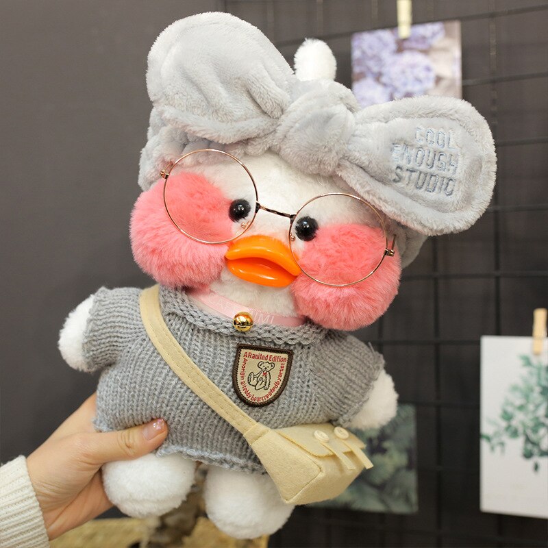 Lalafanfan Cafe Duck Plush Stuffed Toy