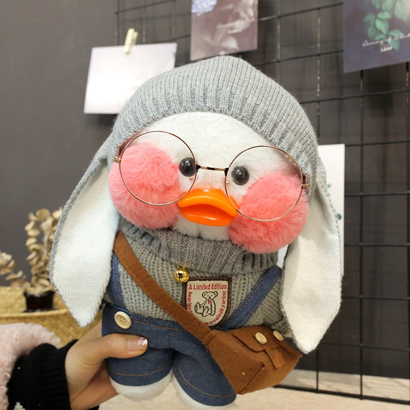 Lalafanfan Cafe Duck Plush Stuffed Toy