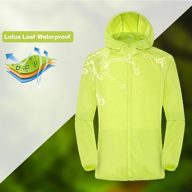 Windbreaker Sports Hoodie Jacket for Men and Women