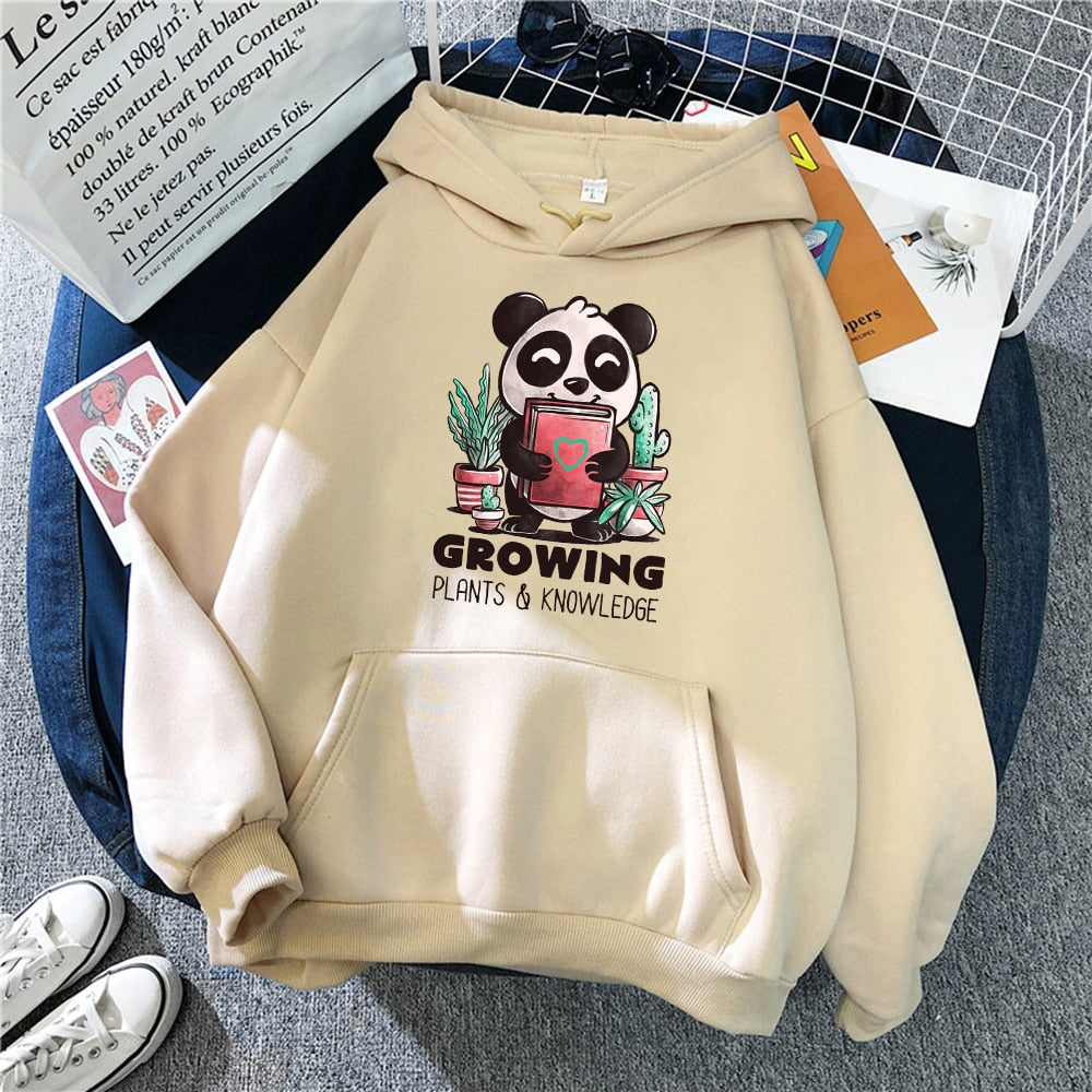 Cartoon Sloth Oversized Hoodie with Pockets