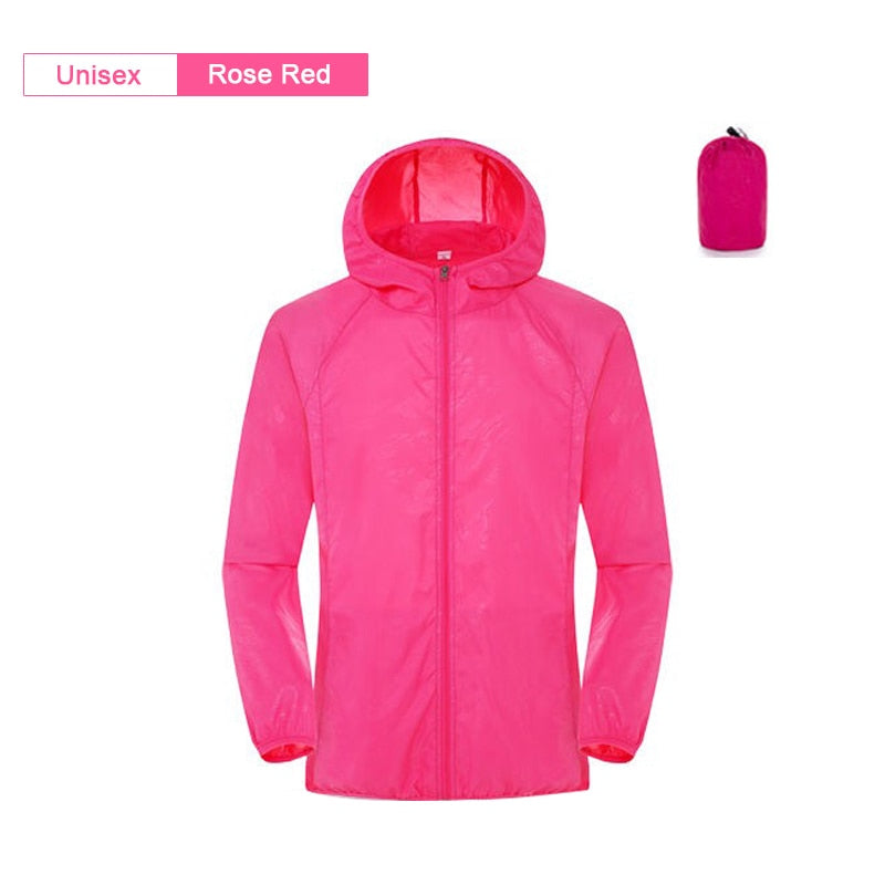 Windbreaker Sports Hoodie Jacket for Men and Women