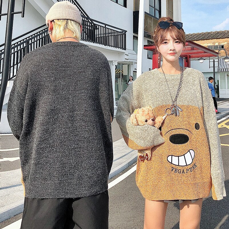 Casual Bear Knitted Sweater