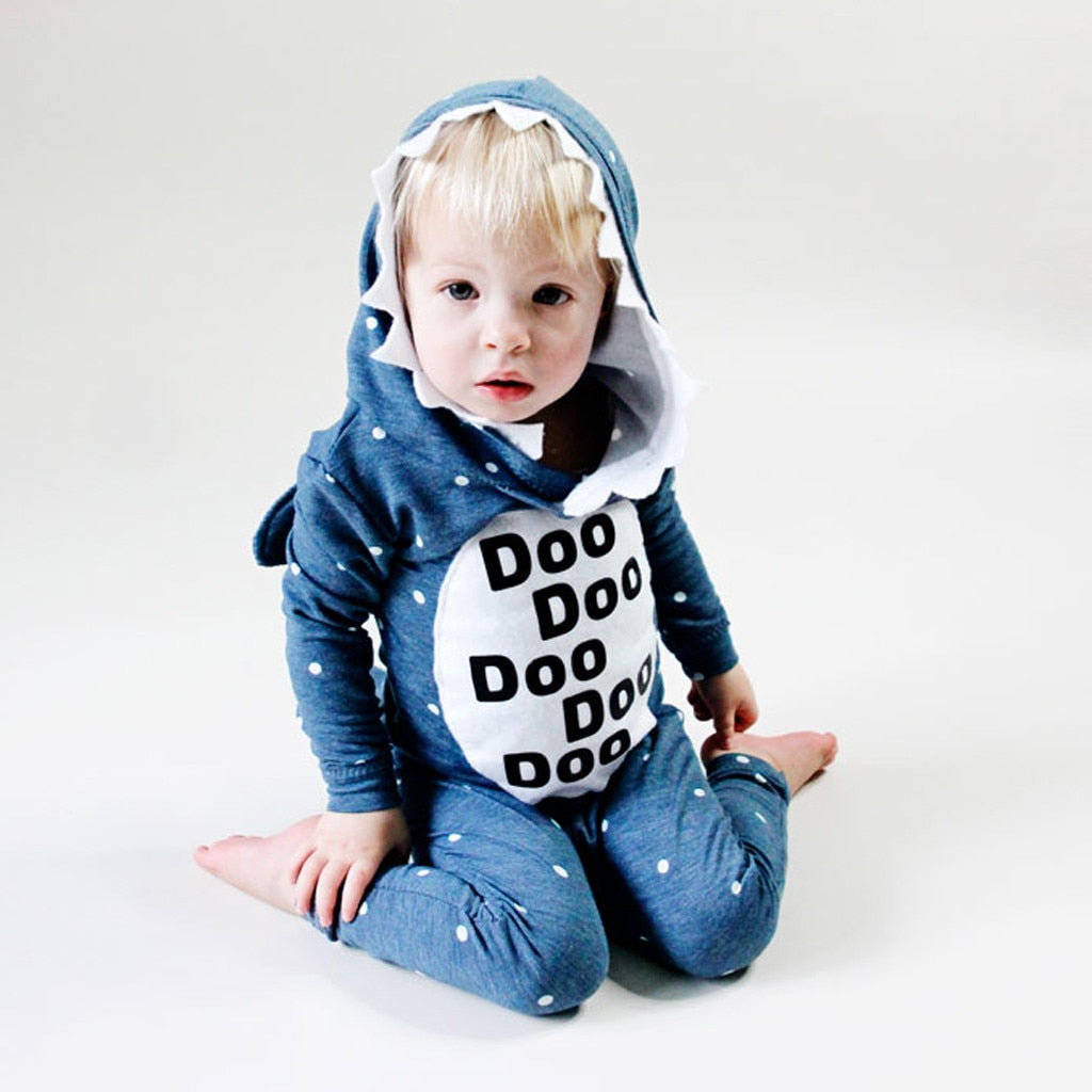 Toddler & Baby Outfit with Hoodie - Baby Shark