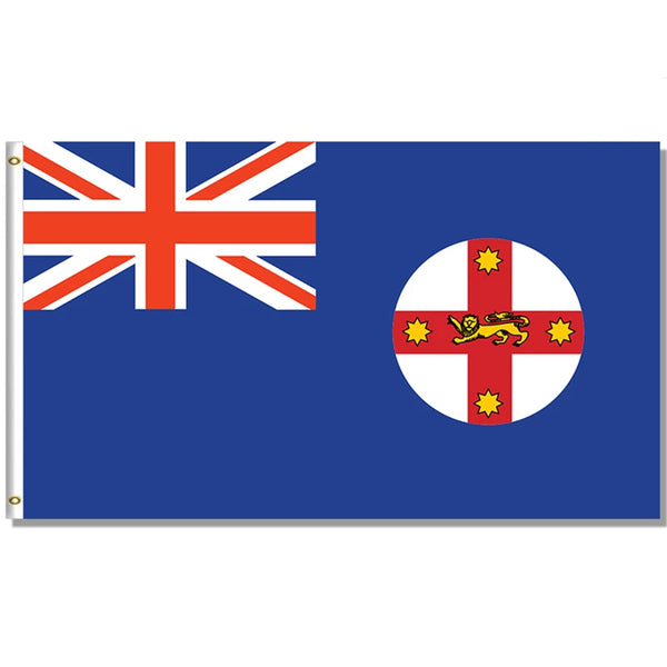 Bandera de Nueva Gales del Sur de poliéster grande 