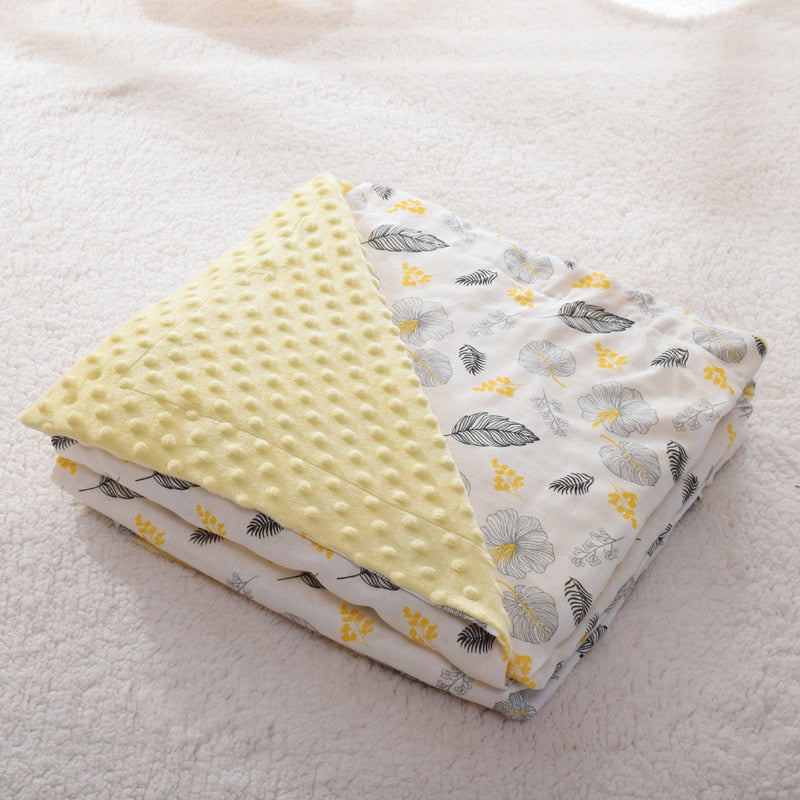 Baby Blankets 100% Cotton - Super Soft 6-Ply Muslin Gauze